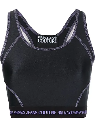 SPACE PRINT LYCRA SPORTS BRA for Women - Versace Jeans Couture