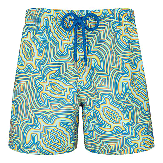 Pantaloncini mare uomo elasticizzati Micro Ronde Des Tortues Rainbow