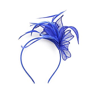 Navy Fascinator Blauw Hoofddeksel Bruiloft Fascinator Navy Feather Pillbox Ascot Hat Races Derby Ladies Day Accessoires Hoeden & petten Fascinators & Minihoedjes 