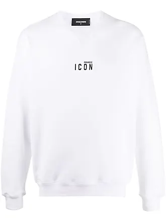Dsquared2 Icon-print cotton sweatshirt - White