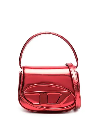 Diesel 1DR XS Mini Bag Pink Fluo in Cow Leather with Silver-tone - US