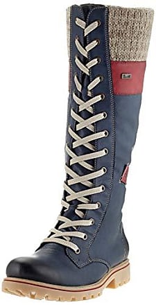 Rieker Stiefelette Boots Stiefel blau warm gefüttert Größe 42  10512 