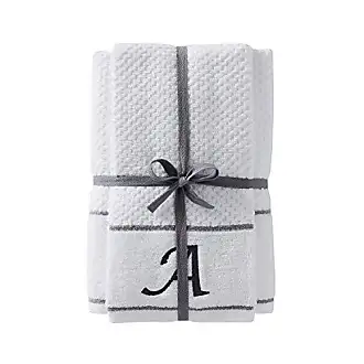 SKL Home Farmhouse Bee Hand Towel Set, White 16x25