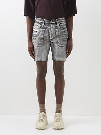 Universal Genius NWT Men's Black Semi Faded Denim Shorts With Free Shipping 