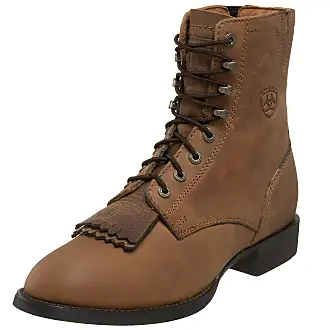 Ariat lace up outlet roper boots