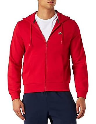 gilet lacoste rouge homme