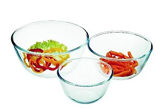 Simax 1.8 Quart Glass Mixing Bowls: Clear Glass Bowl - Kitchen Bowls use as Cooking  Bowls - Baking Bowls - Microwave & Oven Safe Bowls - Mixing Bowls for  Kitchen - Small