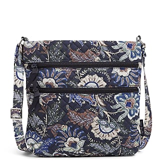 VERA BRADLEY Carson Mini Shoulder Bag Crossbody Purse - Ikat Island - Blue  - NWT