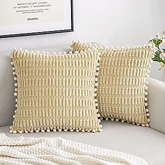  Adeco Pack of 2 Boho Decorative Throw Pillow Covers