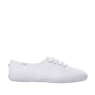 White eyelet lace sales keds