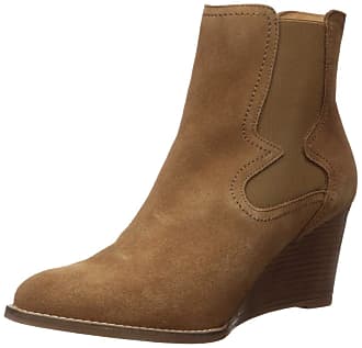 andre assous sally suede wedge booties