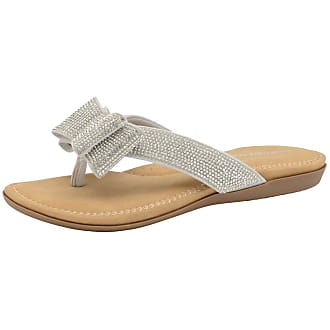 Dunlop Ladies Toe Post Low Wedge Flip Flops Raffia Beach Summer Sandals Shoes Size 3-8 