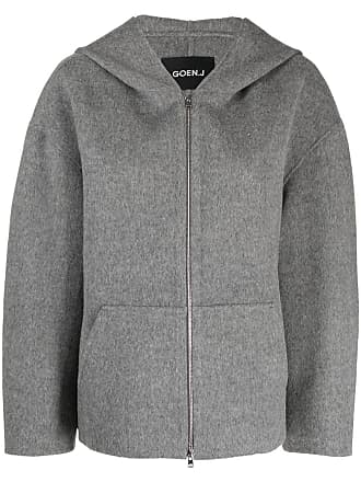 Grey on sale hooded jacket