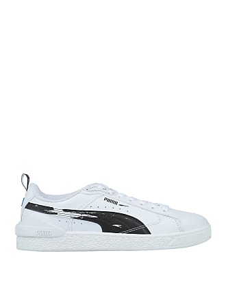 Puma Chaussure skate blanc-gris clair imprim\u00e9 avec th\u00e8me style d\u00e9contract\u00e9 Chaussures Baskets Chaussures skate 
