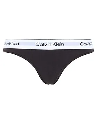 Calvin Klein White Modern Cotton Classic Logo Thong