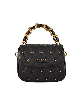 Leather handbag GUESS Black in Leather - 20325622