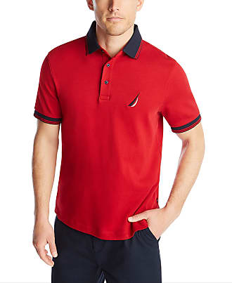 black and red nautica shirt