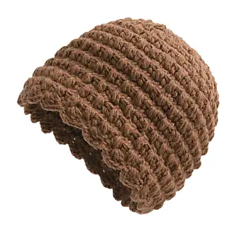 Cappelli di Lana Lavorati A Maglia Autunno Inverno per Donna Berretti con Pompon  Cappello Cappelli Caldi Femminili con Cappuccio Naturale : : Moda