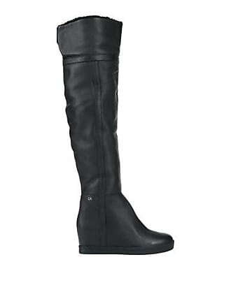 calvin klein tall black boots