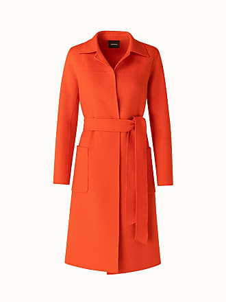 Akris Belted Double Face Cashmere Coat