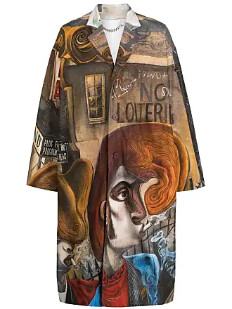 By Walid Jacob patchwork wool coat - Multicolour