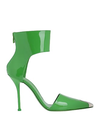 Alexander McQueen oversize Sneakers With Metallic Emerald Green Heel