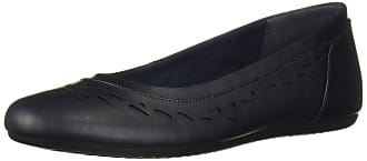 Easy Street Womens Bridget Ballet Flat, Navy, 6.5 2W US