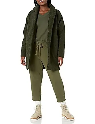 Brand - Daily Ritual Women's Teddy Bear Fleece Lapel Coat, Sage  Green, X-Small : : Clothing, Shoes & Accessories