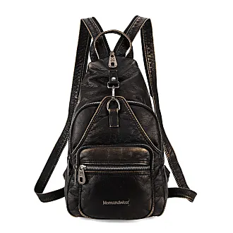 Grand Ambition Small Convertible Luxe Backpack in Dark Orange