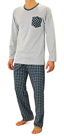 Pyjama court grande taille Gustav Adamo rayé Bleu Marine