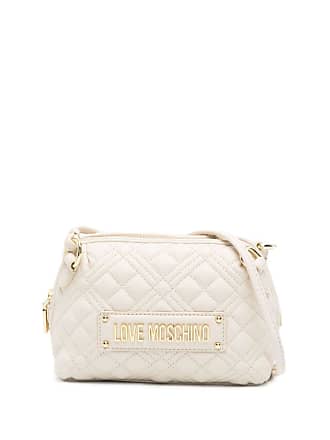 Moschino Monogram Quilted Leather Logo Flap Shoulder Bag (SHF-22160) –  LuxeDH