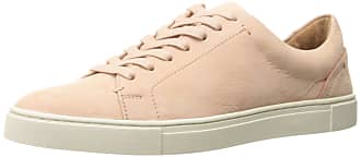 Frye Womens Ivy Low Lace Sneaker, Blush Soft Tumbled Nubuck, 8