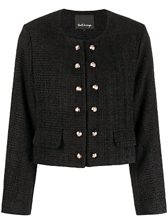 tout a coup hook-fastening jacket - Black