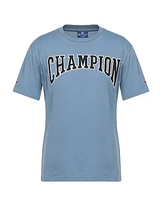 Champion Men's Classic Graphic Logo Crew Neck Short Sleeve T Shirt (Deep  Dazzling Blue, Large)