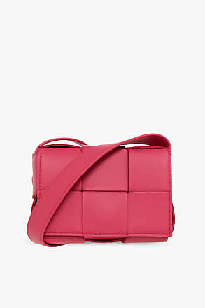 Womens Shoulder bags Bottega Veneta Shoulder bags White Bottega Veneta Leather Candy Braided Mini Bag in Red 