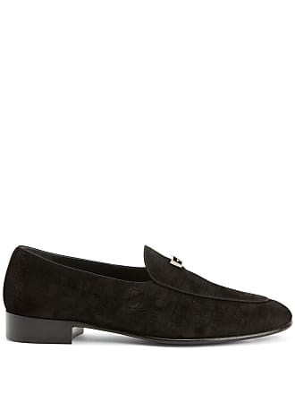 Mens Shoes Slip-on shoes Loafers Giuseppe Zanotti Jareth Loafers In Suede in Black for Men Save 12% 