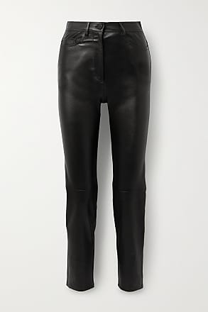 Mode Pantalons Pantalons en cuir Spieth & Wensky Pantalon en cuir noir style d\u00e9contract\u00e9 
