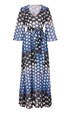 Temperley London Mia Print Kaftan Midnight Mix Small