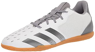 adidas Mens in Sala Predator Freak.4 Soccer Shoe, White/Iron Metallic/Solar Red, 11.5