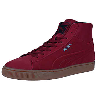 womens red puma trainers