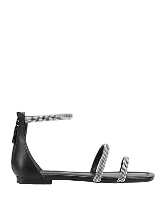 GUESS Women's Rissy T Strap Logo and Hardware Flat Sandals - Macy's