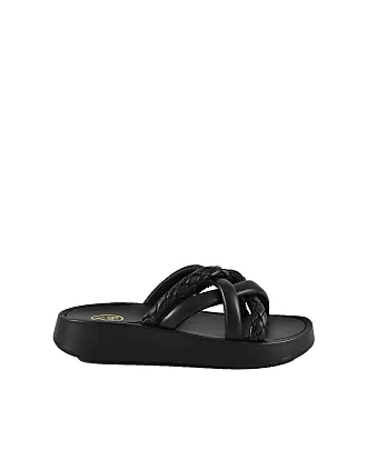 Ash Women's AS-Splash Slide Sandal, Black, 37 M EU (7 US)