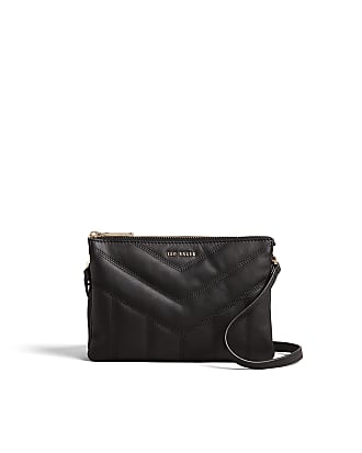 Ted Baker Ayalina Quilted-leather Cross-body Bag in Black