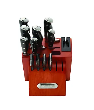 Farberware Edgekeeper 21 Piece Forged Triple Riveted Knife Block Set