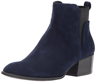 navy ankle boots womens