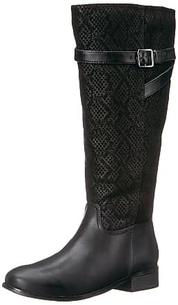 New Qupid Relax-114X Buckle Quilte Knee height Riding Boots Size 6-10 