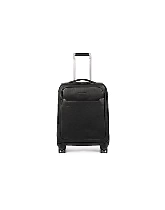 BOSS by HUGO BOSS Signature Trolley Leather Suitcase 52cm in Black for Men