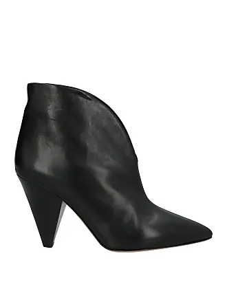 Isabel Marant Donatee Low Heels Ankle Boots In Black Leather