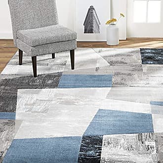 Home Dynamix Premium Rizzy Blue/Grey 5 ft. x 7 ft. Modern Area Rug