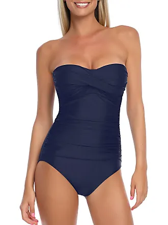  BALEAF Women's Square Neck One Piece Swimsuits Ruched Slimming  Tummy Control Bathing Suit Long Torso Swimwear Navy 34 : Clothing, Shoes &  Jewelry